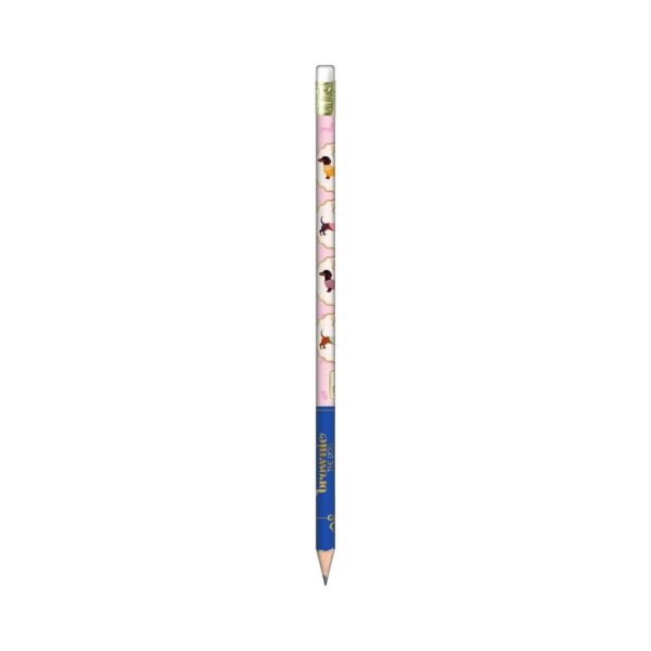 Lápis Redondo c/ Borracha N.2 Brownie The Dog - TILIBRA - PACOTE 12 UND
