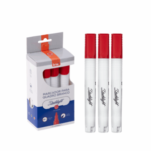 Marcador Quadro Branco Dashlight Vermelho - BRW - UND