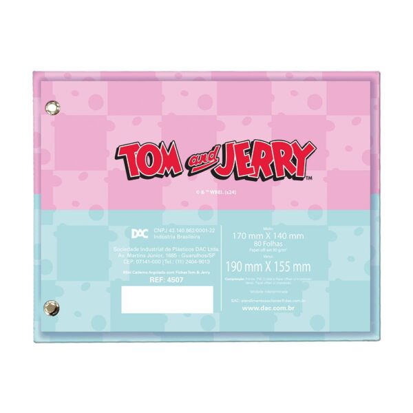 Refil/Bloco de Anotações Tom e Jerry 48 Folhas DAC