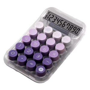 Calculadora de Mesa Vintage Transparente