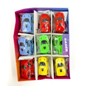 Borracha Colorful 3D Carrinho
