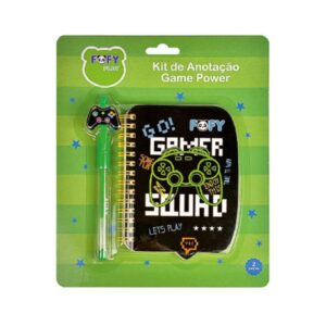 KIT de Anotações GAME POWER 2 Peças - FOFY - BLISTER