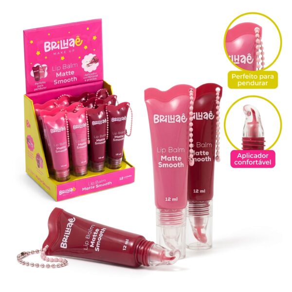 Make Lip Balm Matte Smooth 12ml - BRILHAE - UND