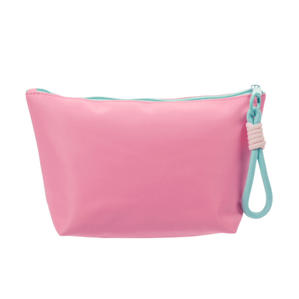 Necessaire c/ Alça Letra Plush Rosa LINDA 15x25x7cm - FLORIE - UND