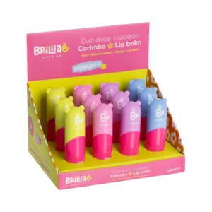 Make Carimbo + Lip Balm Duo Doce Cuidado - BRILHAE - UND