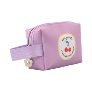 Bolsinha Porta-Moedas Lilás "AQUI GUARDO MINHAS COISINHAS" 10x5x7,5cm - FLORIE - UND