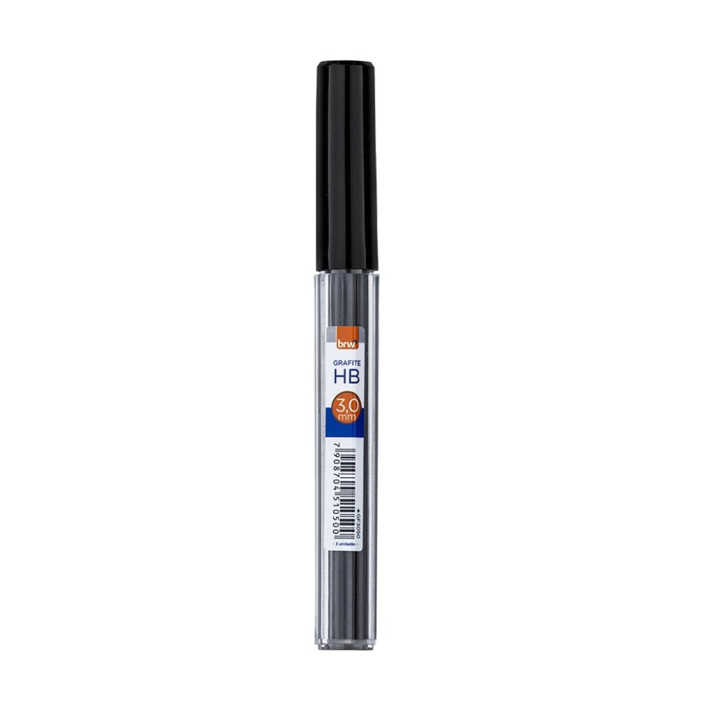 Grafite Hb 3.0mm 12 UND - BRW - CX 12 TUBOS