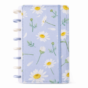 Caderno de Disco MARGARIDAS A5 80 Fls/8 discos -  15x21,2cm  - IMPORTADO - UND