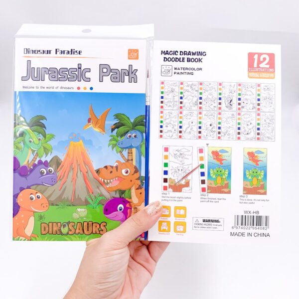 Livro Pintura Aquarela com Pincel 12 Folhas