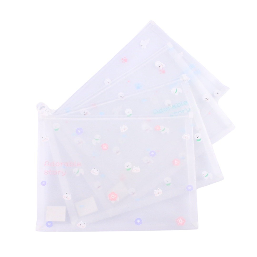 Estojo Pasta Zip Multiuso ADORABLE STORY 22x13cm - UNISO - UND