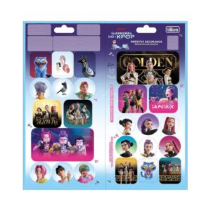 Adesivo Decorado Duplo Guerreiras do KPop - TILIBRA - UND