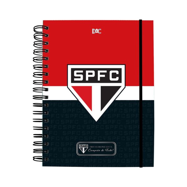 Caderno Smart Universitário 10 Divisórias São Paulo FC 80 Fls - DAC