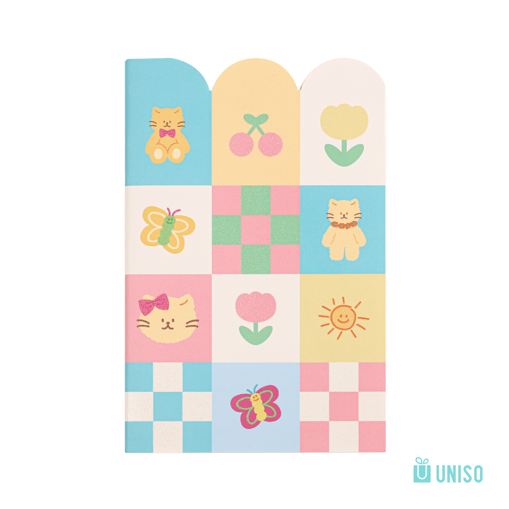 Caderno A5 Brochura SEM PAUTA Fancy 13,5x20,5cm 32 fls - UNISO - UND