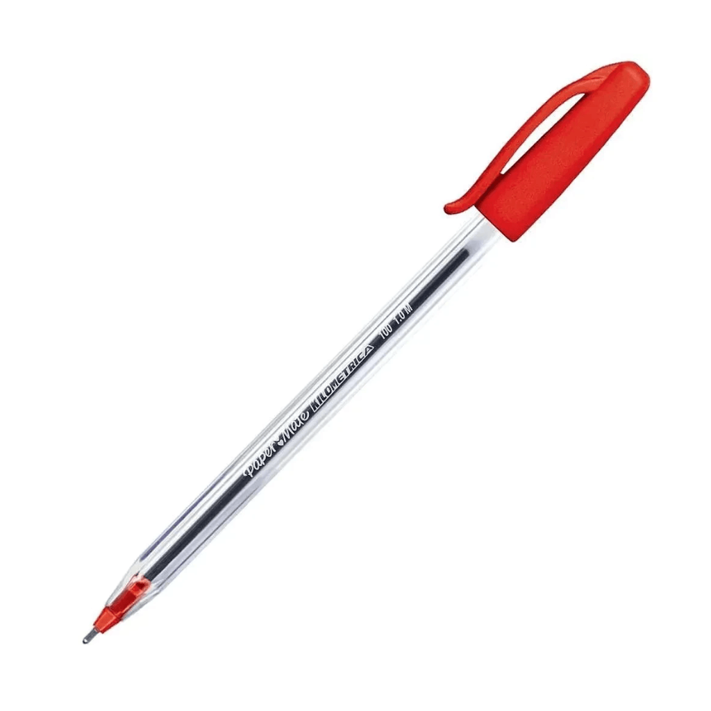 Caneta Kilométrica 100 1.0 mm AZ/PT/VM - PAPER MATE - BLISTER 3 UND