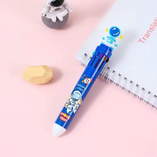 Caneta 10 Cores Astronauta Color - UND