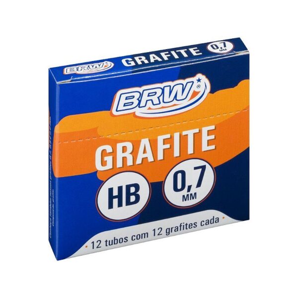 Grafite Hb 0.7mm 12 UND - BRW - CX 12 TUBOS