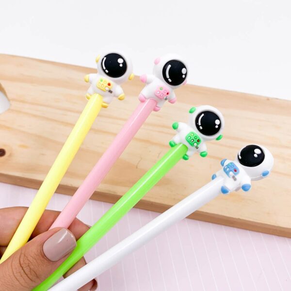 Caneta Fofa Astronauta Color - Pacote 6 Und