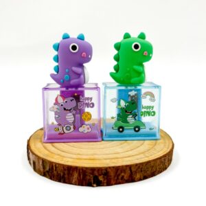 Apontador Quadrado Dinossauro - UND