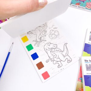 Livro Pintura Aquarela com Pincel 12 Folhas