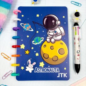 Caderno de Disco 21,5x14,6 cm Astronauta
