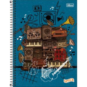 Caderno Universitário Espiral 1 M 80 fls Spice Masculino - TILIBRA - UND