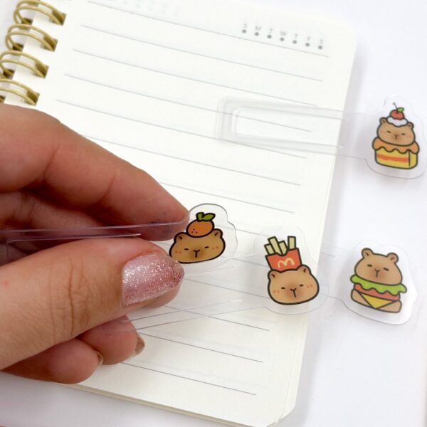 Mini Caderno c/ Divisórias Capivara - Cx 24 Und