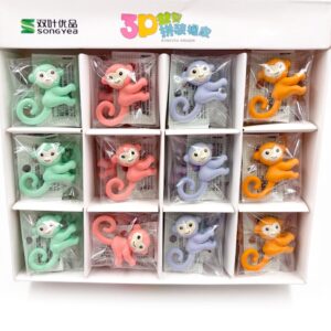 Borracha Fofa 3D Ponteira Macaco - IMPORTADO - UND