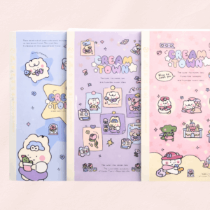 Caderno A5 Brochura Pautado Cream Town 40 fls 21x14,5cm - IMPORTADO - UND