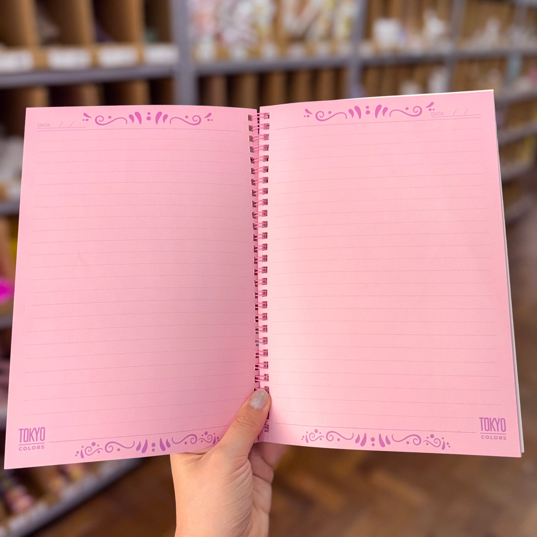 Caderno Aramado Frases 55 fls 16,9x24,8cm - TOKYO DESIGN - UND
