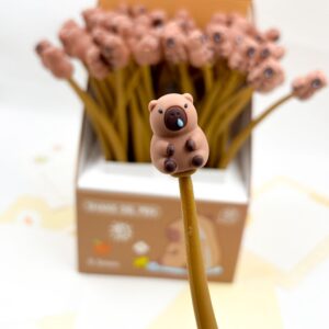 Caneta Flexivel Dançante Capivara