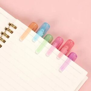 Carimbo Roller Marca Texto Estampado Estojo 6 Cores