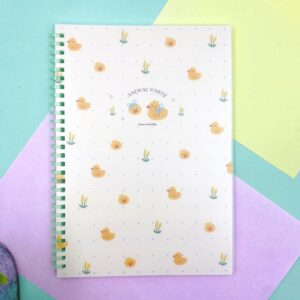 Caderno B5 Capa Plástica Bichinhos Fofos 70 fls 17,7x25,5cm - IMPORTADO - UND