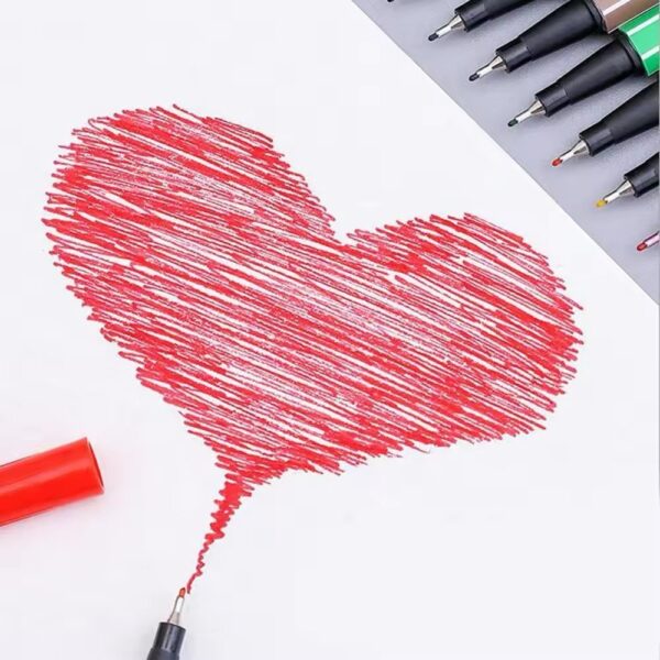 Caneta Fine Liner Color 12 Cores - IMPORTADO - BLISTER