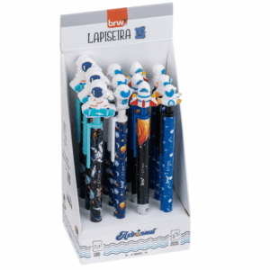 Lapiseira Plástica Divertida 0.7mm Astronaut BRW - Display 12 UND