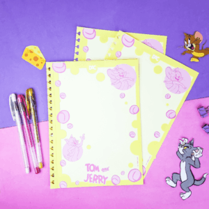 Papel Carta Caderno Smart Colegial Tom e Jerry DAC