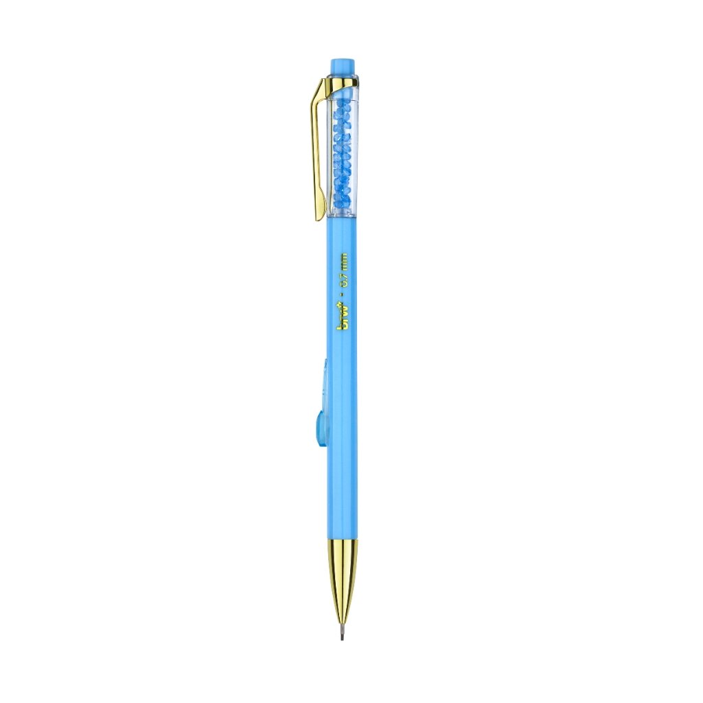 Lapiseira Plástica 0.7mm Shine Pedrinhas - BRW - CX 12 UND
