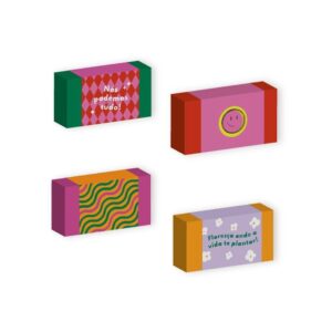 Borracha Positive Vibes Jocar Office - Pote 12 Und