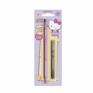 Lapiseira 2.0mm + Grafite Hello Kitty - LEOARTE - BLISTER