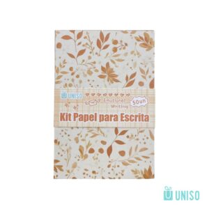 Kit Papel para Colagem SCRAPBOOK 5,6x8,3cm 50 Fls - UNISO - UND