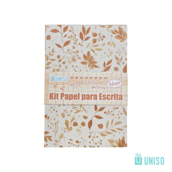 Kit Papel para Colagem SCRAPBOOK 5,6x8,3cm 50 Fls - UNISO - UND