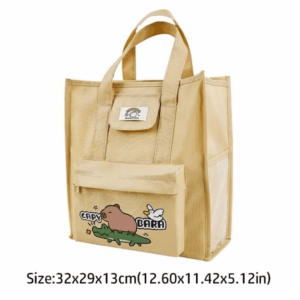 Bolsa de Ombro c/ Bolso Externo Capivara