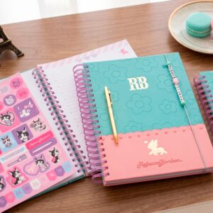 Caderno Smart Universitário 15 Divisórias Rebecca Bonbon Verde 140 fls - DAC