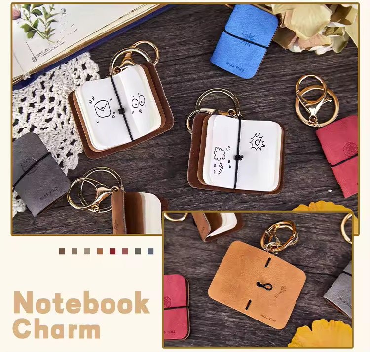 Mini Charm Caderninho Courino Cat - IMPORTADO - UND