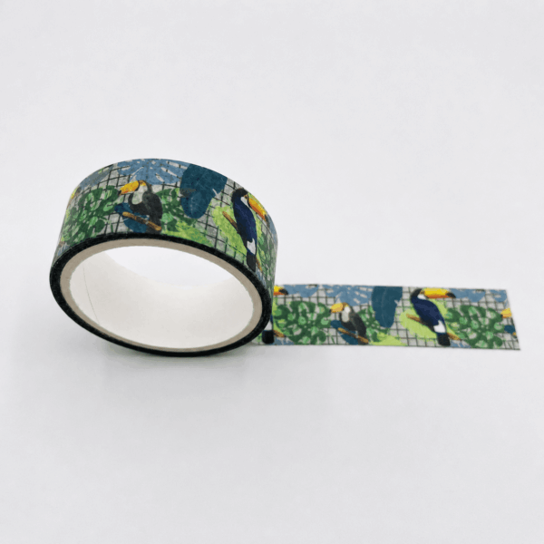 Fita Adesiva Washi Tape Tucano 15mm x 3m - YINS PAPER - BLISTER