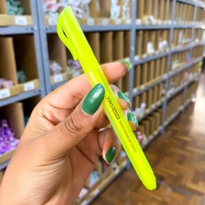 Marca Texto Neon Amarelo - YINS PAPER - CX 12 UND