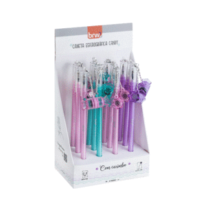 Caneta Gel Esferográfica 0.7mm Candy c/ Carimbo BRW