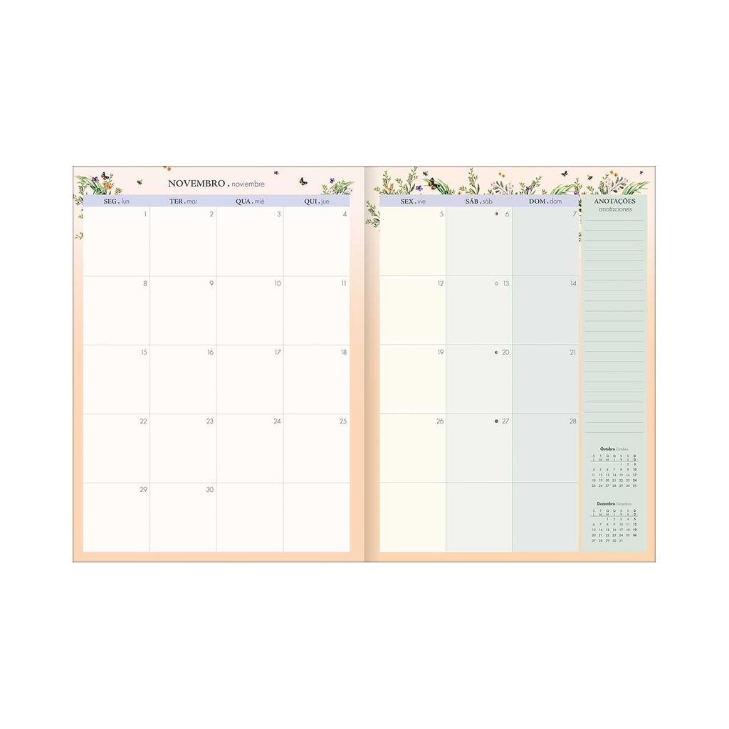 Planner 2027 Grampeado Naturalis 20x27,5cm - TILIBRA - UND