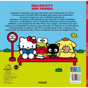 Livro de Colorir Hello Kitty Cozy - CIRANDA - UND