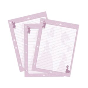 Refil de Folhas para Fichário Colegial Princesas Disney 96 Fls - DAC