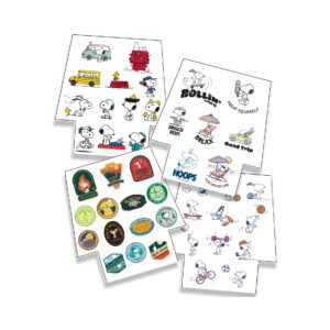 Caderno de Adesivos 20 Fls com 200 Adesivos Snoopy - DAC